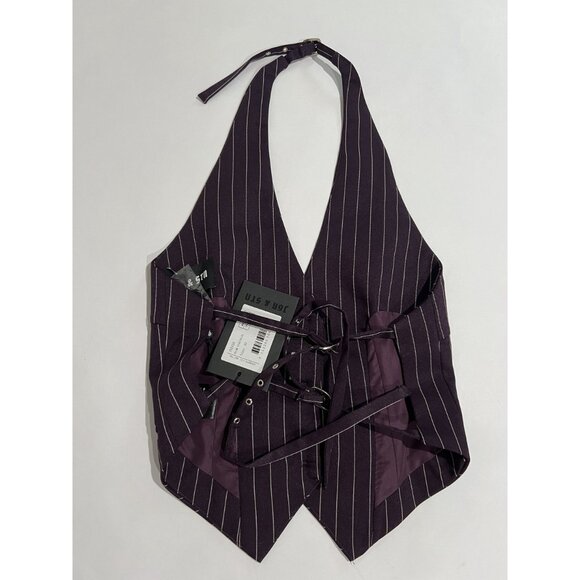 JGR & STN Gigi Vest Top in Pinstripe - Picture 4 of 5